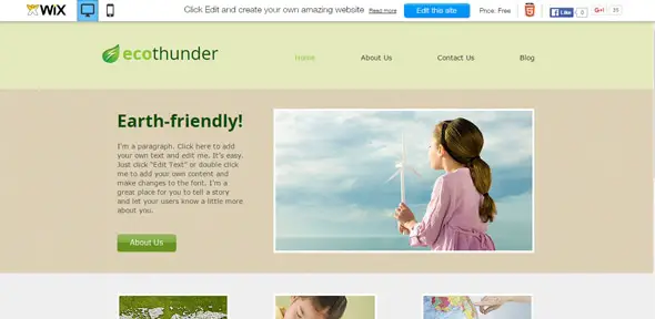 Green Earth Website Template