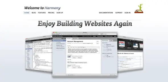 Harmony Website Building App