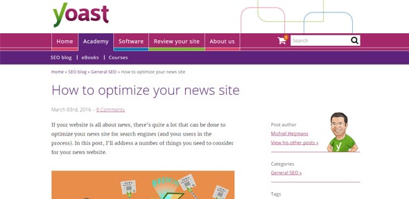 How optimize news site