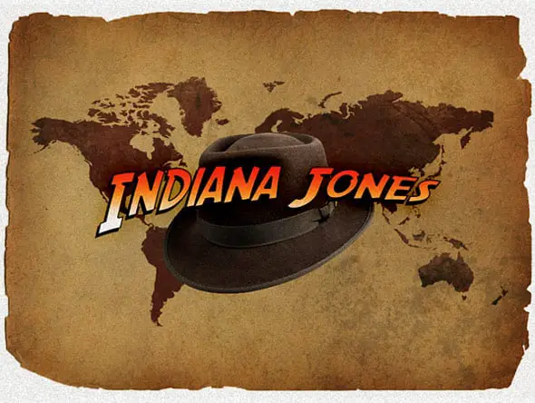 Indiana Jones Movie Logo Text Effect