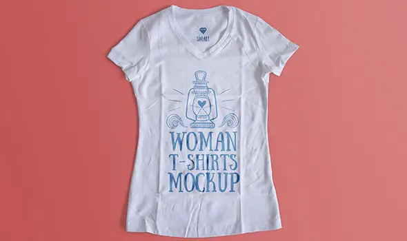 Woman-T-Shirt-Mockup