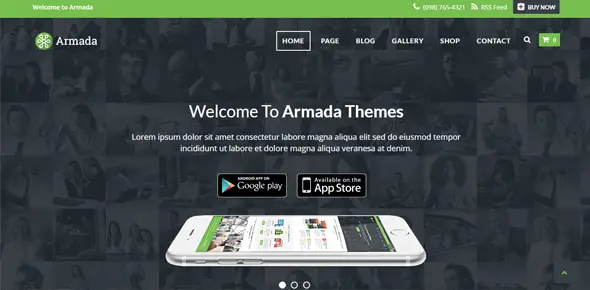 ARMADA - Business And Marketing WordPress Theme