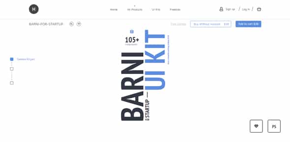 Barni for Startup startup website designs