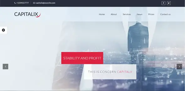 Capitalix Finance WP theme
