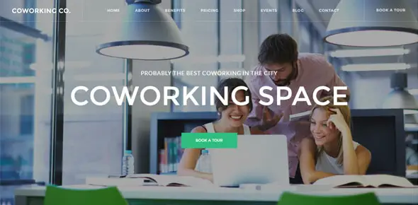 Coworking Co - Creative Space WordPress Theme