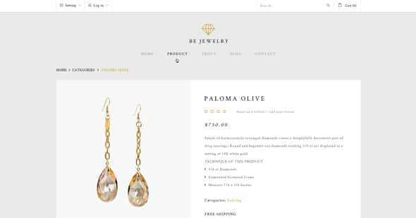MT BeJewelry Material Responsive Magento Theme
