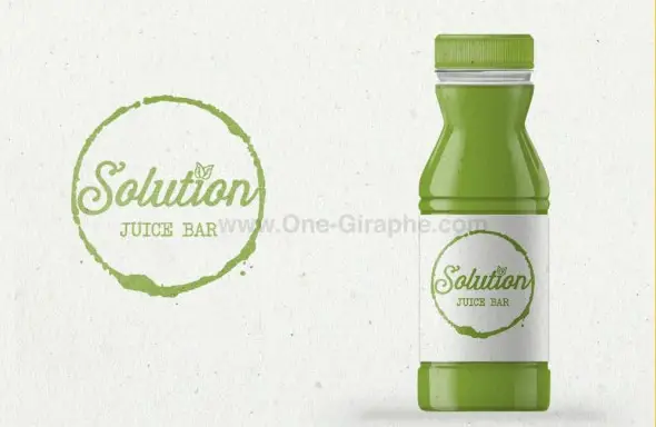 Solution Juice Bar Branding