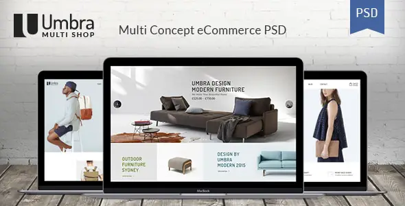 Umbra - Multi Concept eCommerce PSD Template
