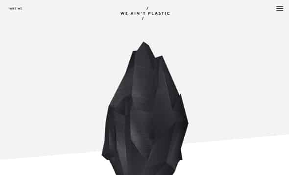 We Ain’t Plastic Portfolio Layouts
