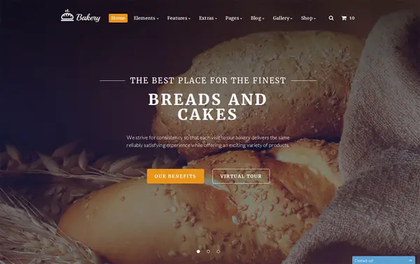 bakery multipurpose template