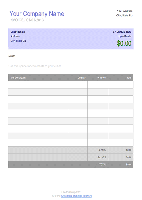 Download 40 Invoice Templates Free Premium Print Digital Friendly