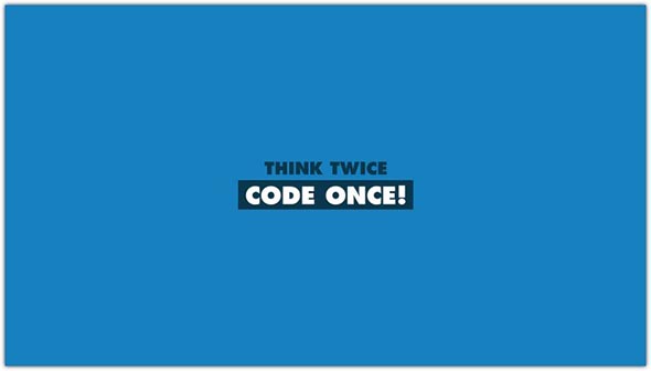 12 Think Twice Code Once