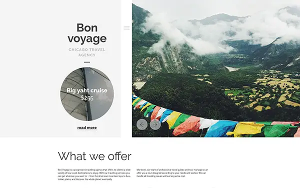 14.Bon Voyage Bootstrap WordPress theme