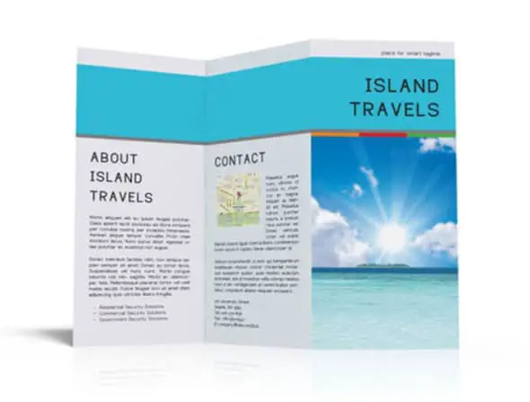 17 Free Tri Fold Travel PSD Brochure Template