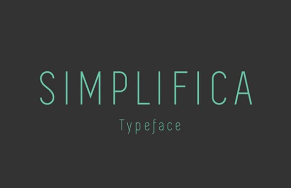 17 SIMPLIFICA Typeface Free