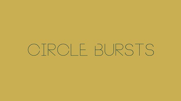 19 Circle Bursts free after effects templates