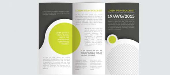 19 Free Blank Brochure Template with Circles