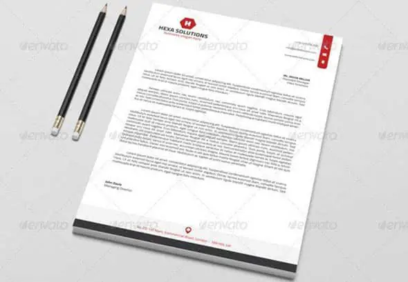 20 Corporate Letterhead With Ms-Word 01