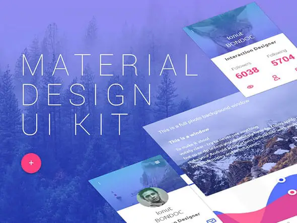 21 Material Design User Interface Kits