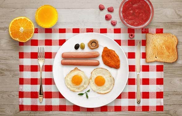 24 Breakfast Mockup Scene Creator