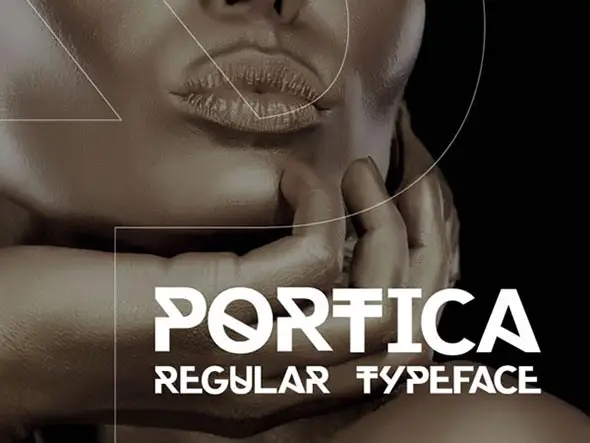 24 Portica Regular Typeface