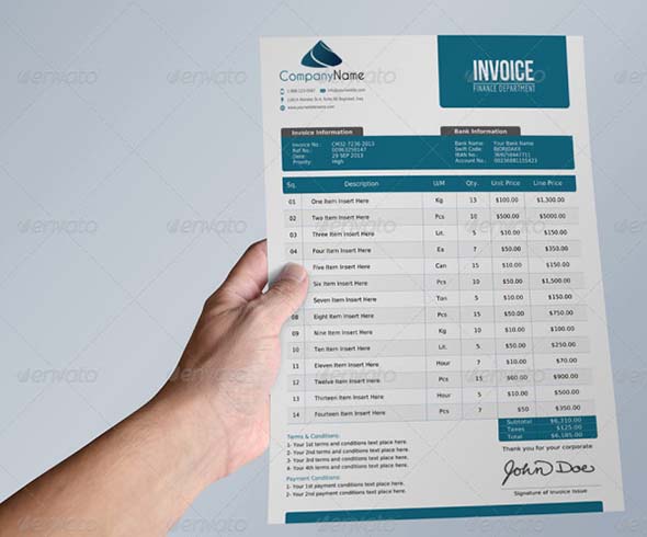 28 Offer and Packing and Invoice Template Vol.1