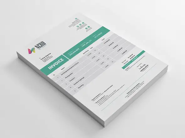 Download Simple Invoice Template Psd Pictures