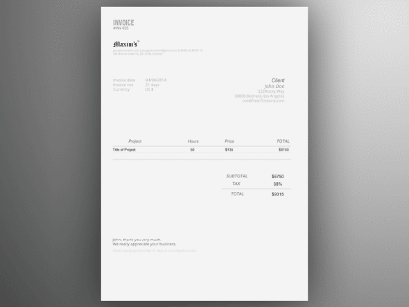 40 Invoice Templates | Free & Premium