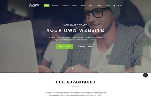 4.Grand Vector Bootstrap HTML5 template