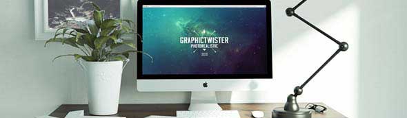 40+ Free Workspace Mockups for Photorealistic Presentations