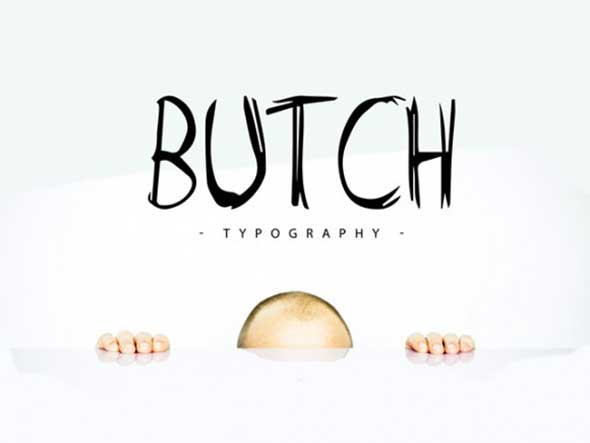20 Butch – Free handwritten font
