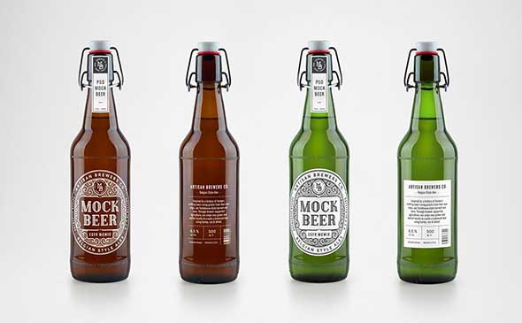 29 Beer Bottle Mockups