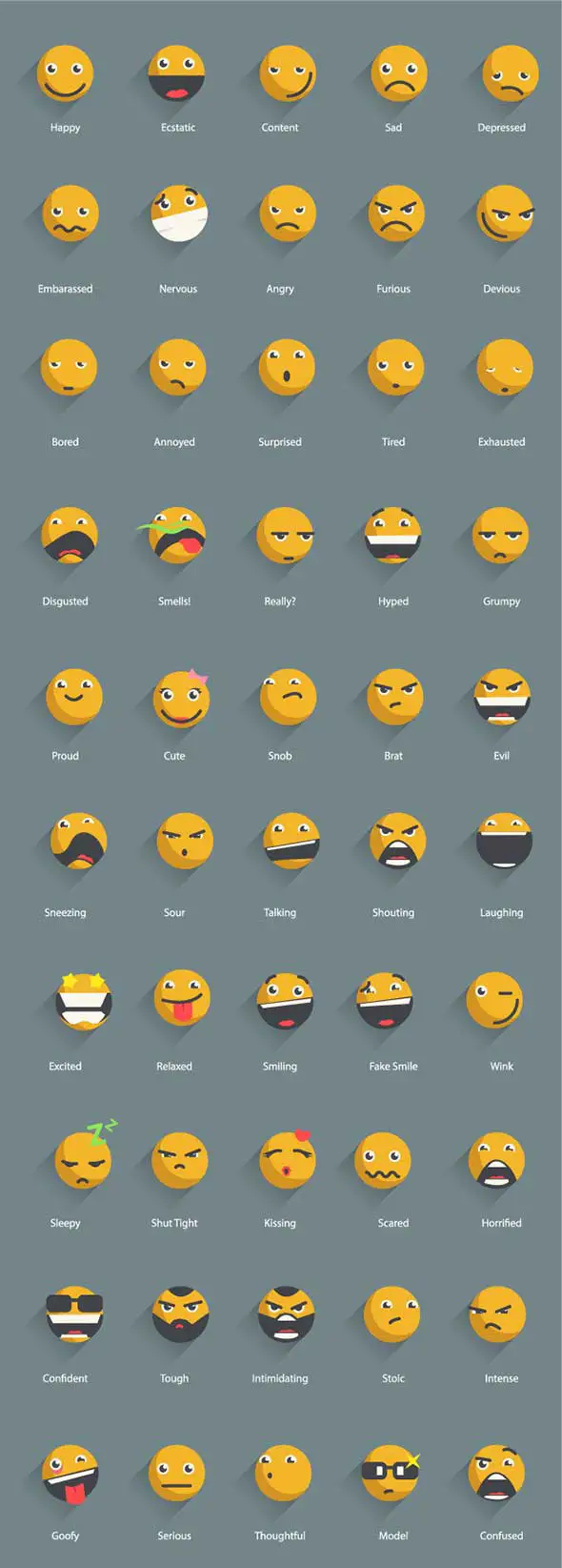 3-Yellow-shadowed-emoticons-icons-free-vector