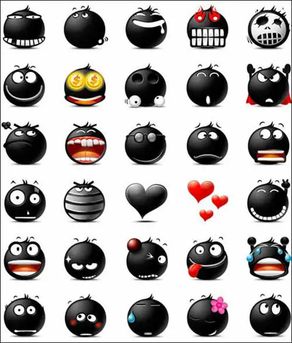 5-The-Blacy-Free-Emoticons-Smiley-Icon-Pack