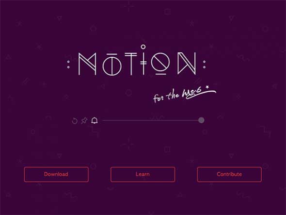 10 mojs – Motion graphics library