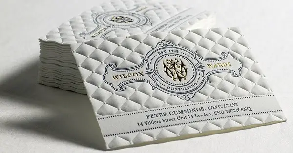 Looking for Unique Business Cards? Try Letterpress Printing | Examples