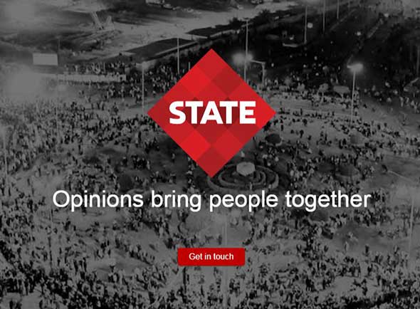 -state global opinion network