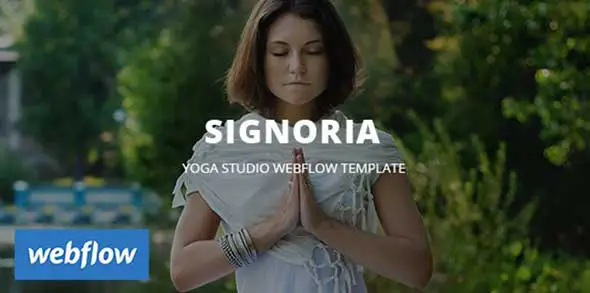 2 signoria yoga studio webflow template by unionagency