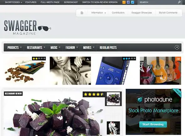 6 industrialthemes Best Review Website Designs
