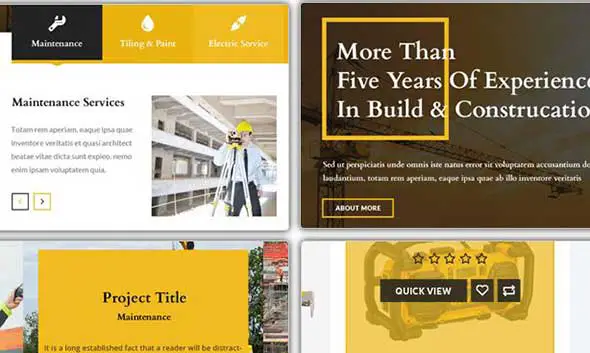  construction corporate muse template multiple pages 