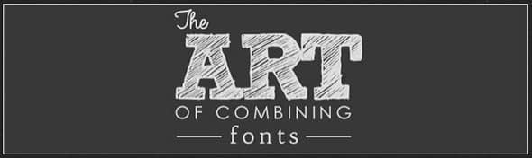 the art of combining fonts
