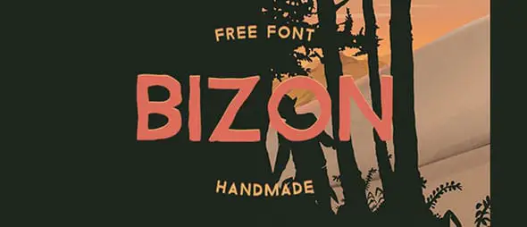 Bizon-—-Free-Font-on-Behance