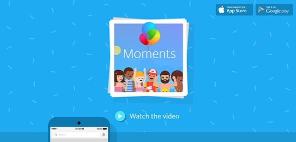Moments Intro Videos in Web Design