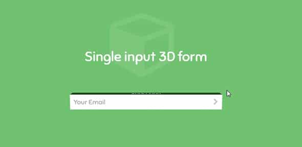 Single-input-3D-form
