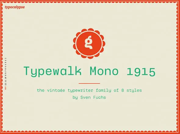 Typewalk-Mono-1915_-A-vintage-typewriter-grotesque-font---Freebiesbug