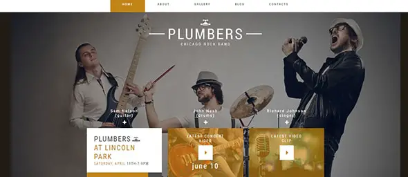 Transparent Photo Overlays-Rock-Band-Responsive-Joomla-Template-with-Gallery