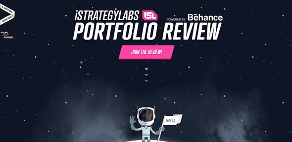 A Behance Portfolio Vector Art in Web Design