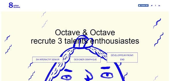 Octave Vector Art in Web Design