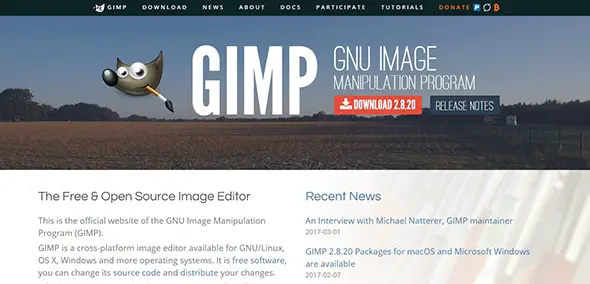 Free Graphic Design Software: GIMP