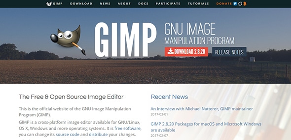 Free Graphic Design Software: GIMP